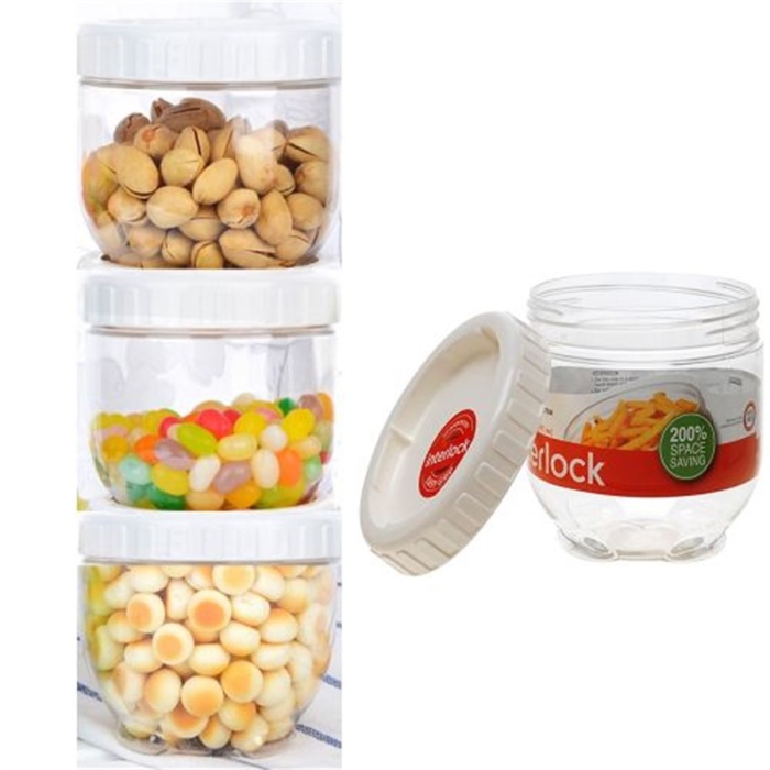 Biyomak® Üst Üste Kilitleme Mekanizmalı Saklama Kabı 1 Adet