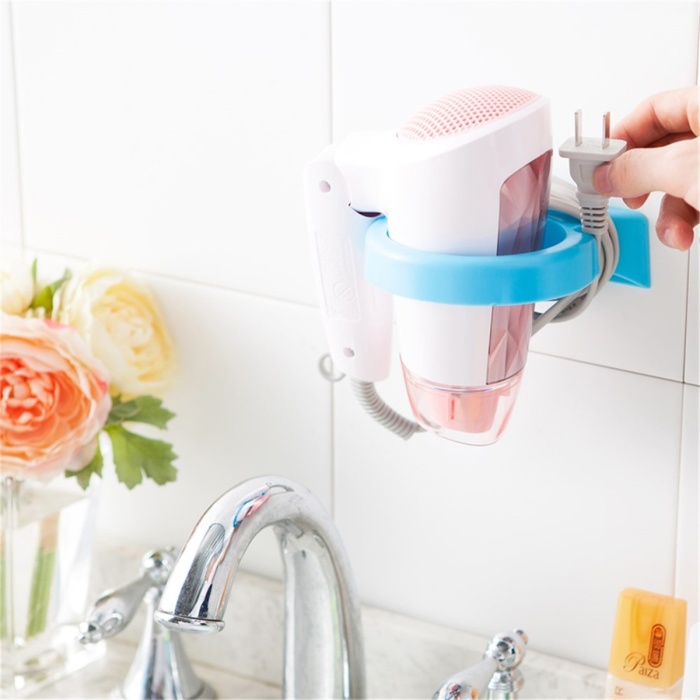 Plastik Saç Kurutma Fön Makinesi Askı Tutacak