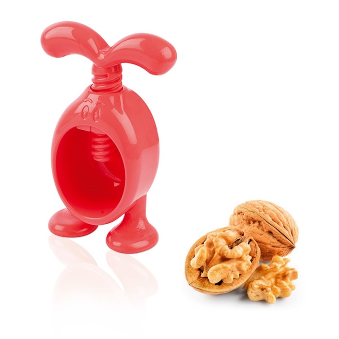 Sevimli Tavşan Tasarımlı Vidalı Sıçratmaz Ceviz Kıracağı