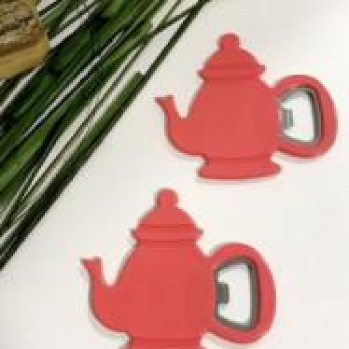 Demlik Şeklinde Mıknatıslı Dekoratif Açacak