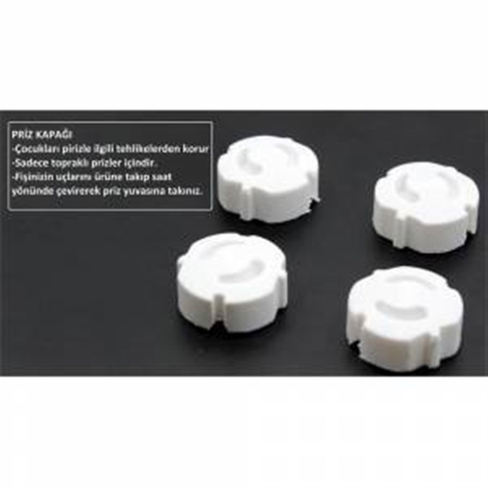 Çocuk Güvenlik Ev Ofis Priz Kapatıcı 4 lü Paket