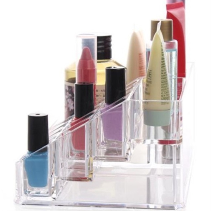 16 Bölmeli Şeffaf Akrilik Makyaj Malzeme Düzenleyici