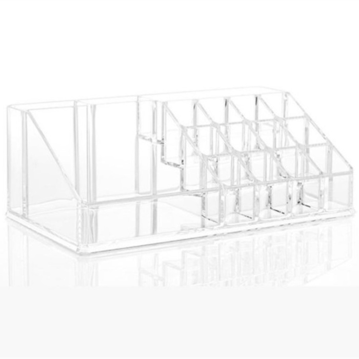 16 Bölmeli Şeffaf Akrilik Makyaj Malzeme Düzenleyici