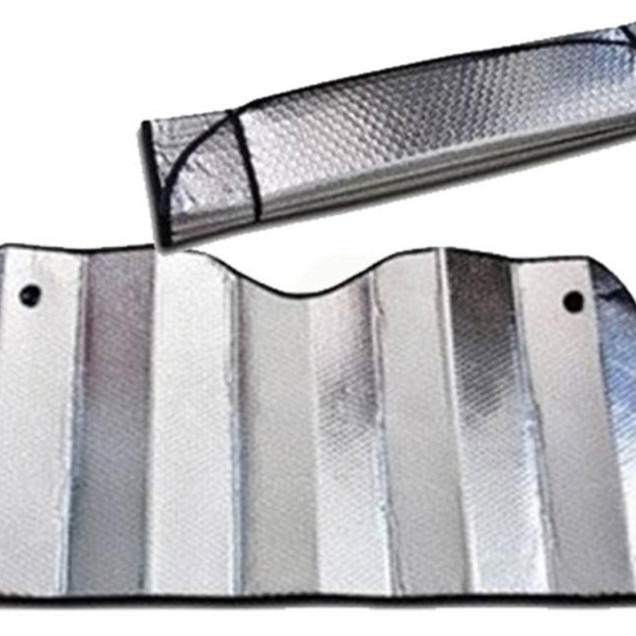 Ön Cam Metalize Parlak Aluminyum Sünger Perde 130*60 cm