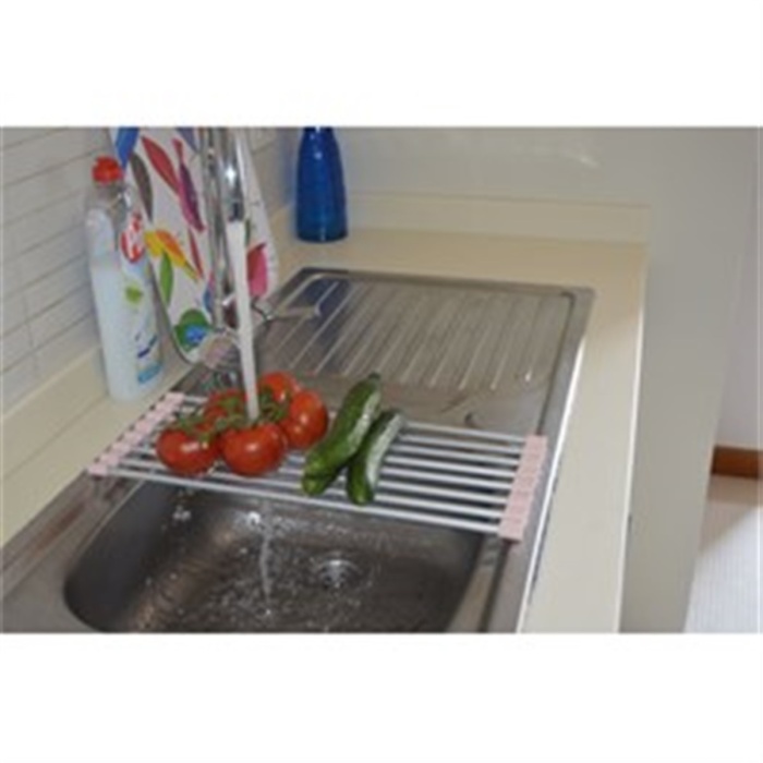 Katlanabilir Alüminyum Lavabo Üstü Düzenleyici Bulaşık Kurutmalık