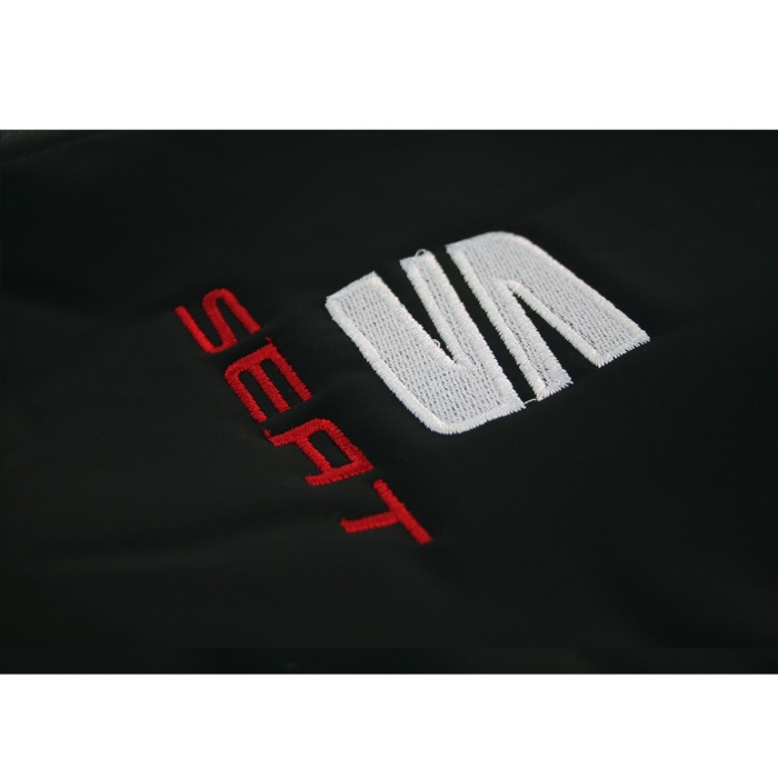 Universal Seat Logolu Deri Araç Koltuk Minderi