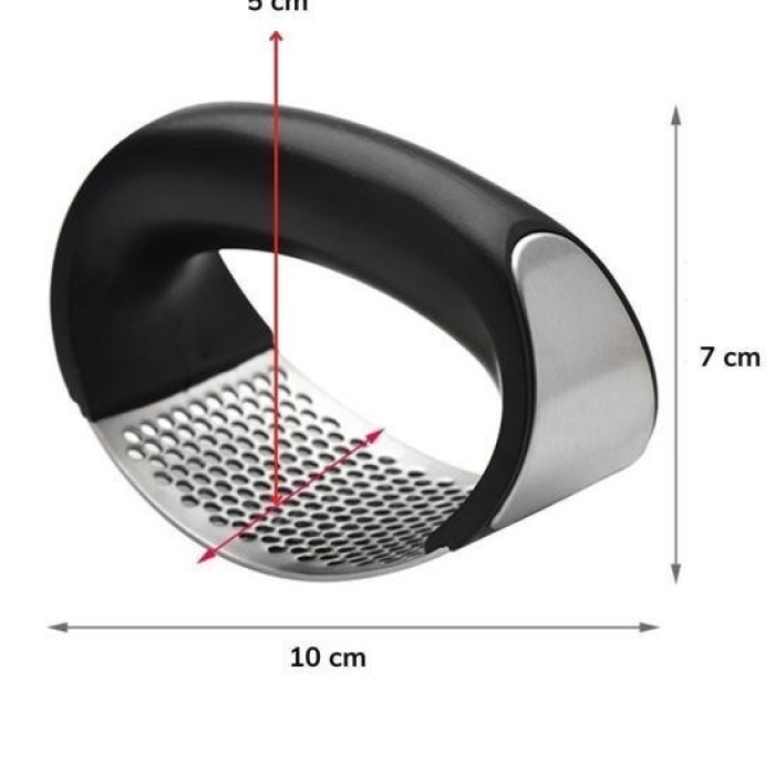 Biyomak® Yeni Sarımsak Ezici Paslanmaz Çelik Garlic Press
