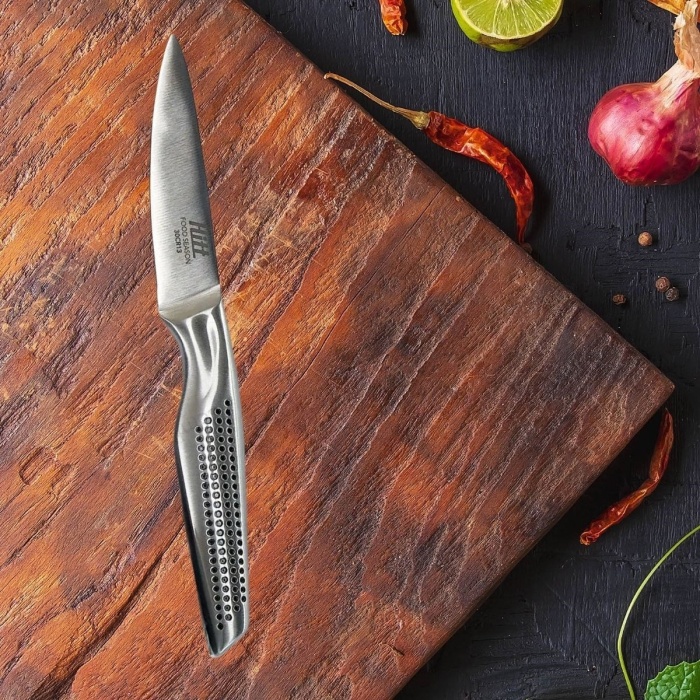 Biyomak® 9 cm Paslanmaz Çelik Ultra Keskin Mutfak Şef Bıçağı