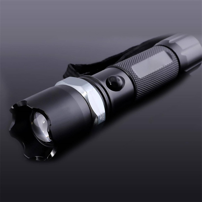 Biyomak® Profesyonel El Feneri Ledli Flashlight Zoom Özellikli