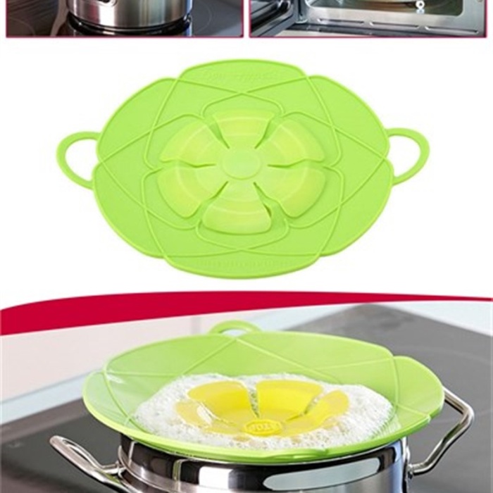 Biyomak® Tencere Kapağ Spill Stopper Taşırmaz Silikon Tencere Kapağı