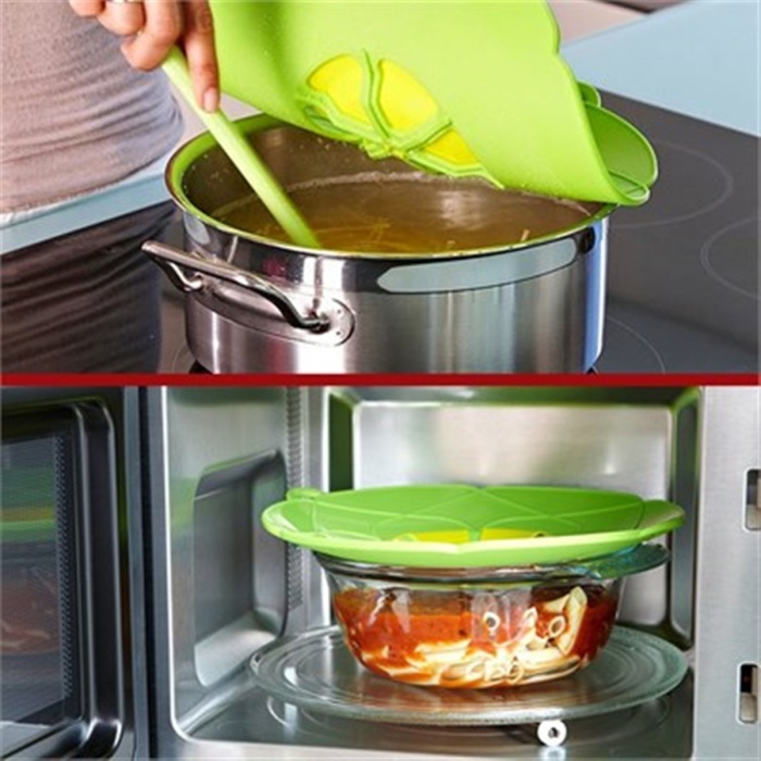 Biyomak® Tencere Kapağ Spill Stopper Taşırmaz Silikon Tencere Kapağı