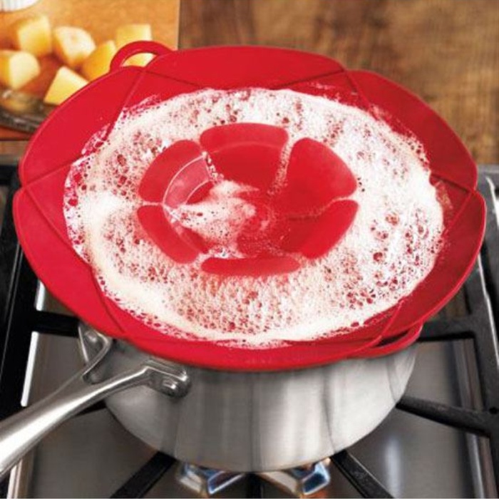 Biyomak® Tencere Kapağ Spill Stopper Taşırmaz Silikon Tencere Kapağı