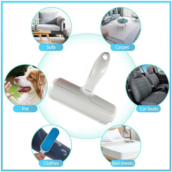 Biyomak® Elbise Yatak Evcil Hayvan Kıl Tüy Toz Temizleme Hazneli Gırgır