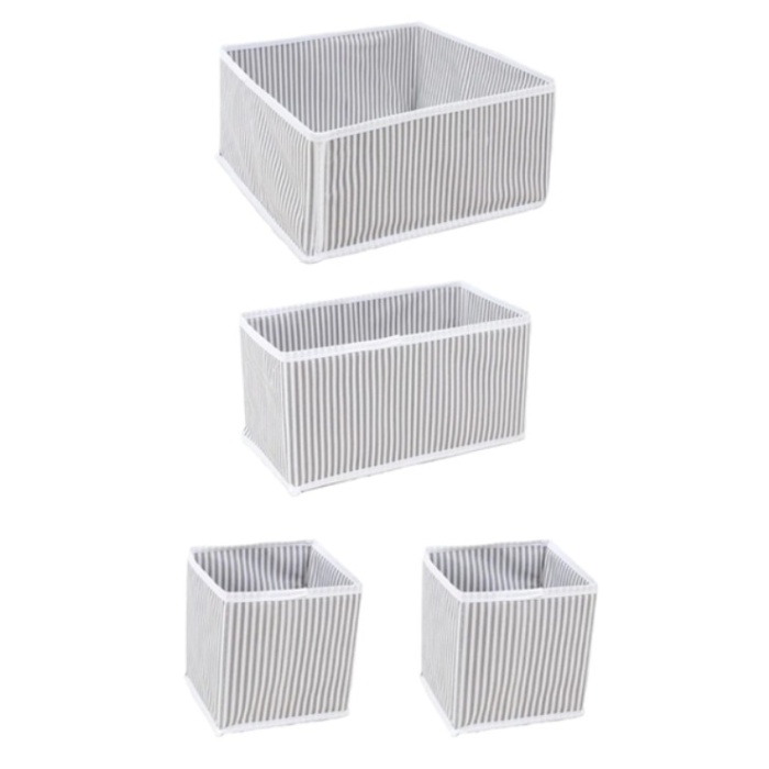 Biyomak® 4lü Çekmece Dolap İçi Düzenleyici Organizer