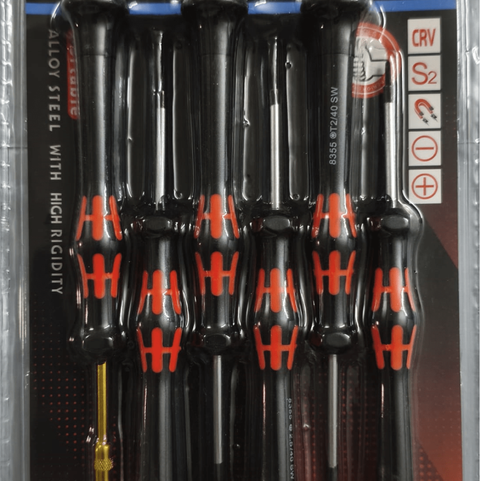 6 Parça Saatçi ve Telefoncu Onarım Tornavida Seti Hassas Tornavida Seti