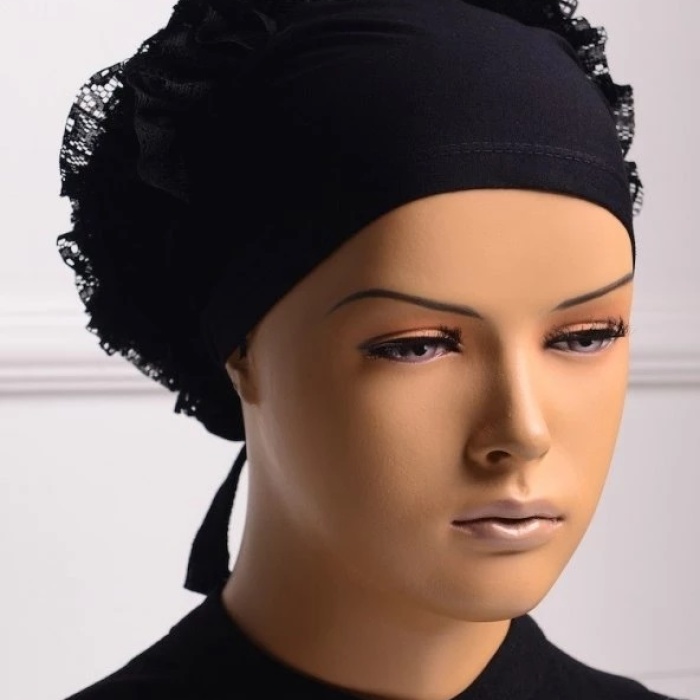 Bone Dikişli Fırfırlı Bone Bandana (5li Paket)