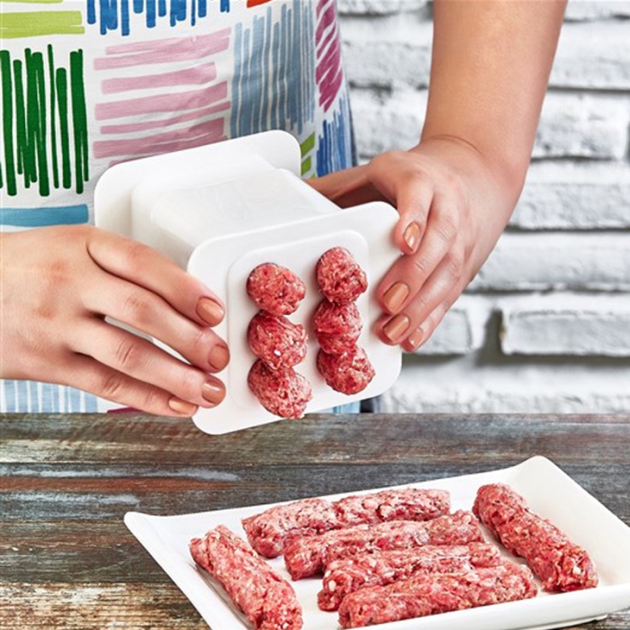 Tekirdağ Köfte Kalıbı 6 Bölmeli Pratik Tekirdağ Köfte Kalıbı