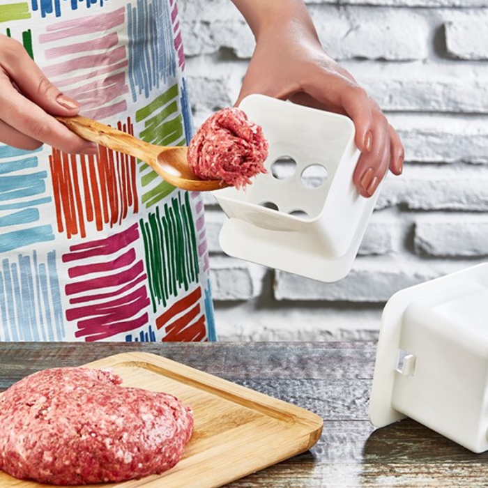 Tekirdağ Köfte Kalıbı 6 Bölmeli Pratik Tekirdağ Köfte Kalıbı