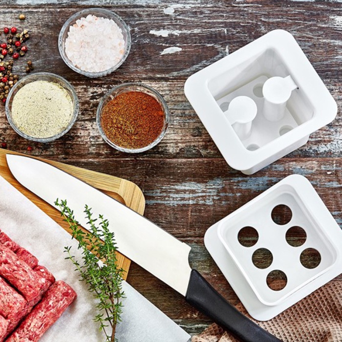 Tekirdağ Köfte Kalıbı 6 Bölmeli Pratik Tekirdağ Köfte Kalıbı