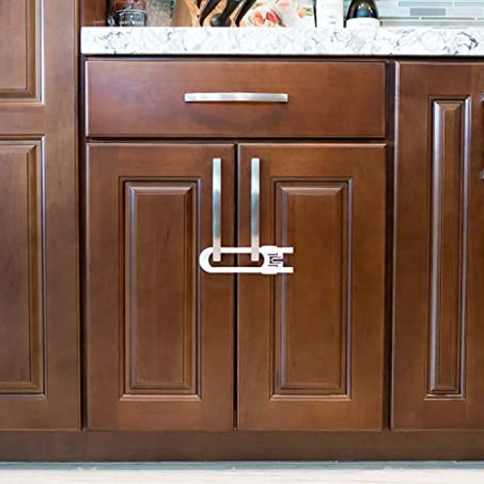 Çocuk Koruma Kilidi Slide Dolap Çekmece Kilidi Sürgülü Kilit