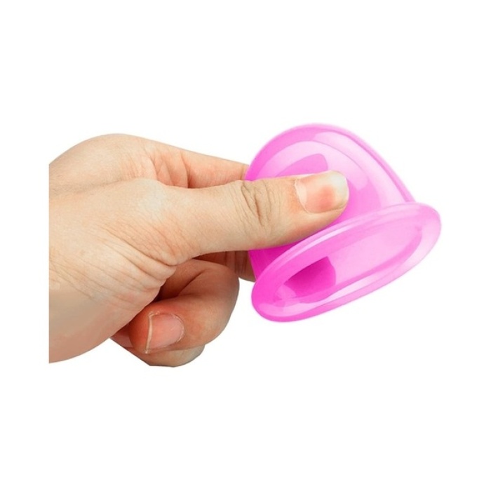 Hacamat Kupası Seti Silikon - 5li Set - Selülit Masaj Seti