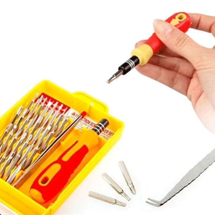 ® 32 Parça Hassas Tamir Tornavida Seti 30 Başlık Sap Cımbız