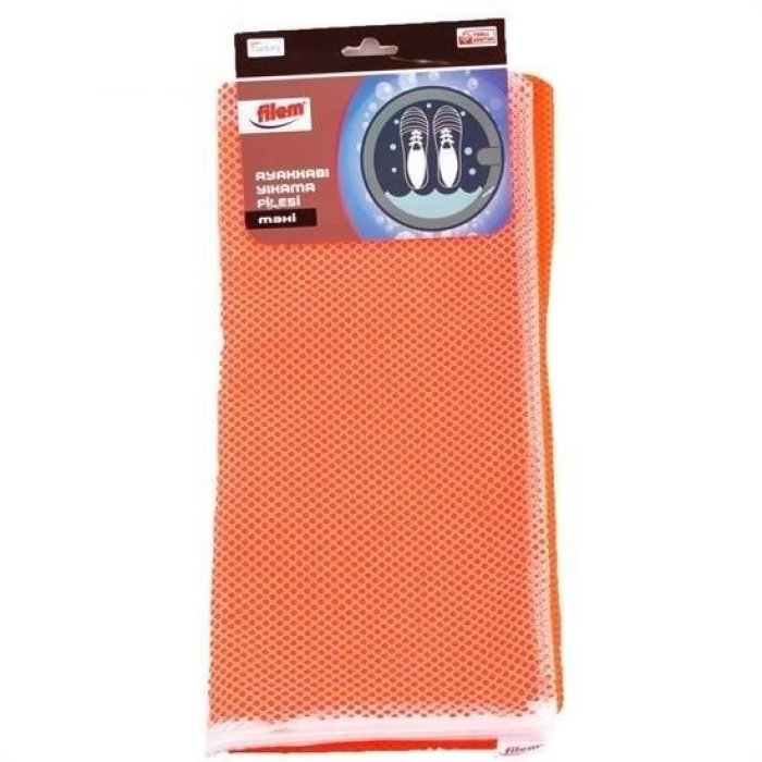 ®  Çamaşır Makinesi İçinde Ayakkabı Terlik Yıkama Filesi  Fermuarlı