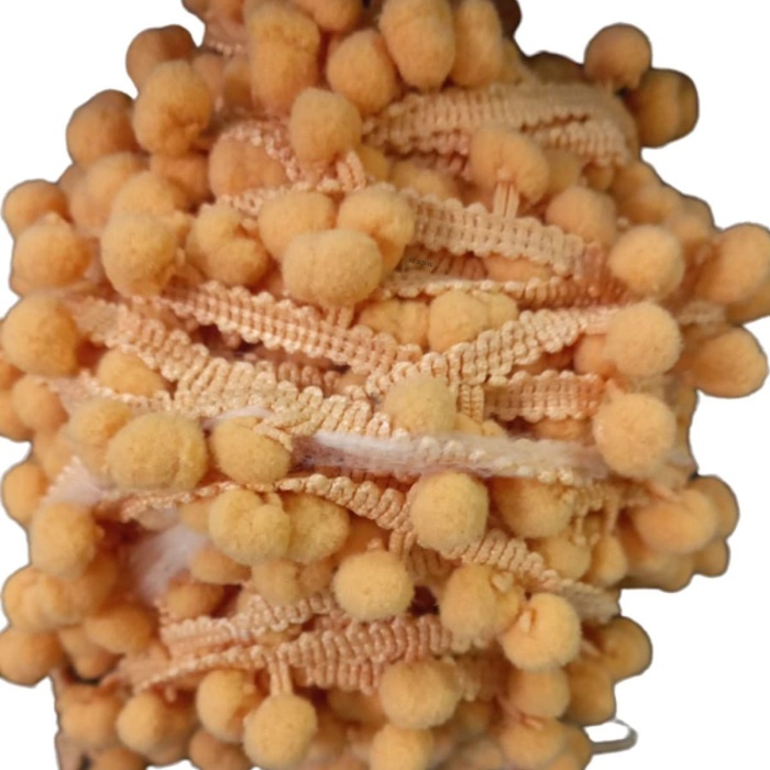 ® Sıralı Ponpon 1 Metre Hardal