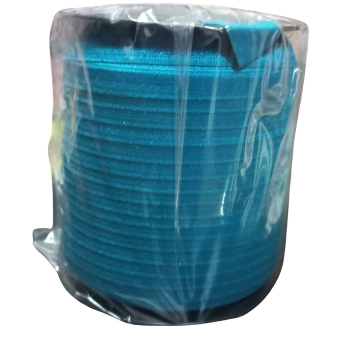 ® Çamaşır Lastiği Düz 1 cm  1 Metre Petrol Yeşili