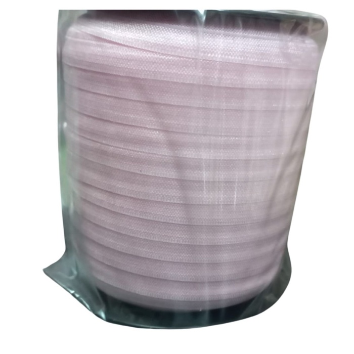 ® Çamaşır Lastiği Düz 1 cm  75 Metre 1 Top Açık Pembe