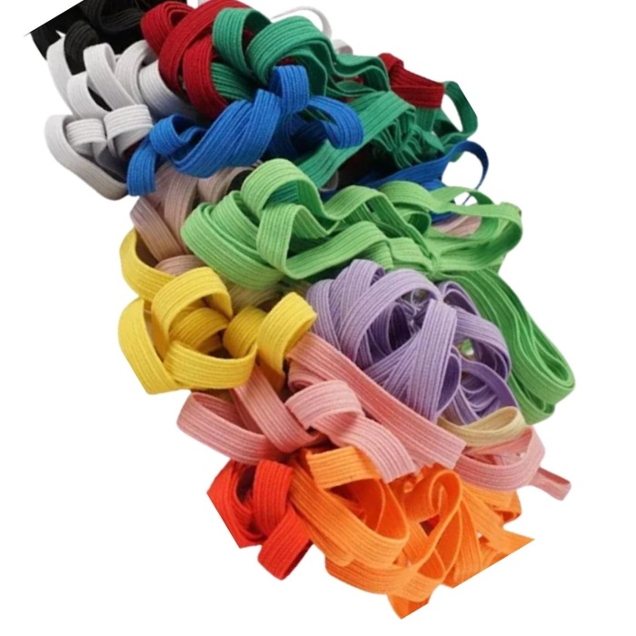 ® Çamaşır Lastiği Düz 1 cm  75 Metre 1 Top Ekru