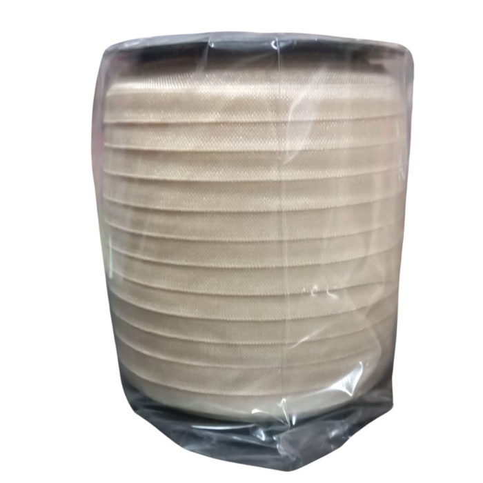 ® Çamaşır Lastiği Düz 1 cm  75 Metre 1 Top Krem