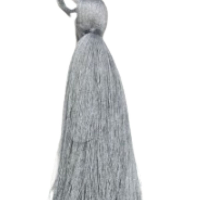 ® Püskül Tekli 10 cm 1 Adet Gri