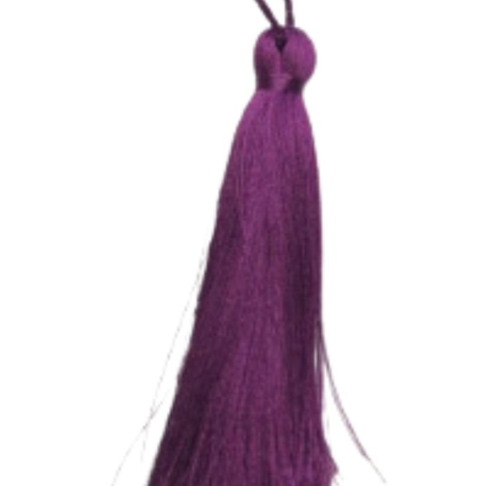 ® Püskül Tekli 5 cm 1 Adet Mürdüm