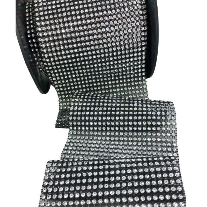 ® Sıralı Taş Şerit 24lü Siyah 1 Metre