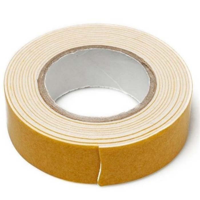 ®  Çok Amaçlı Tüm Yüzeylerde Kullanıma Uygun Beyaz Çift Taraflı Köpük Sünger Montaj Bant