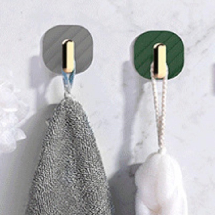 ®   2li Yapışkanlı Retro Askılık Dolap Kapak Kulpu Gri