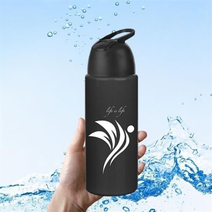 ®  Kilitlenebilen Matara Güvenlikli Suluk Sporcu Matarası Spor Su Şişesi İçecek Şişesi 700ml