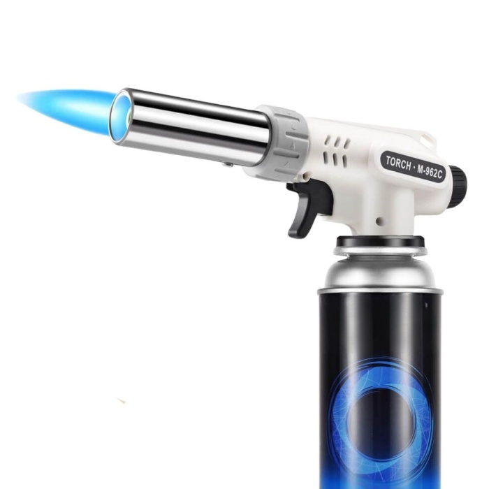 Biyomak®   1300°C Çok Amaçlı Gaz Torch Çakmak - Mutfak, Mangal, Lehimleme Pürmüz Alev Tabancası