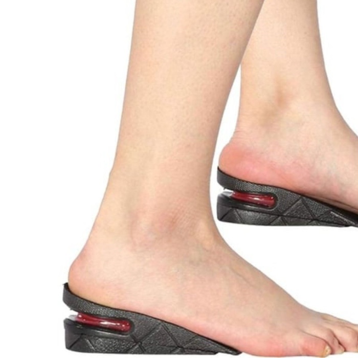 Biyomak®  5 cm Boy Uzatıcı Silikon Ortopedik Topuk Tabanlık – Yüksek Konforlu Gizli Yükseltici Ped (Unisex)