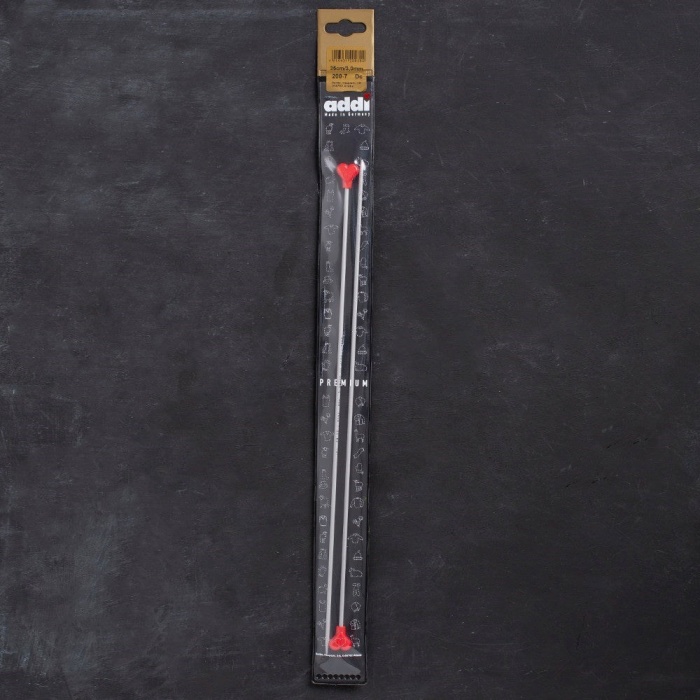 ® Addi Kalpli 3mm 35cm Klasik Alüminyum Örgü Şişi -