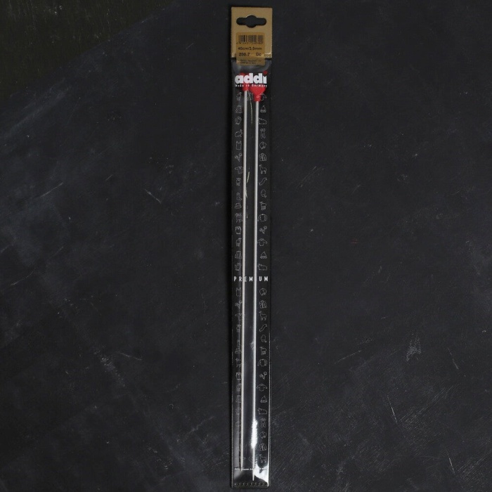 ® ADDI KALPLİ 3MM 40CM KLASİK ALÜMİNYUM ÖRGÜ ŞİŞİ -