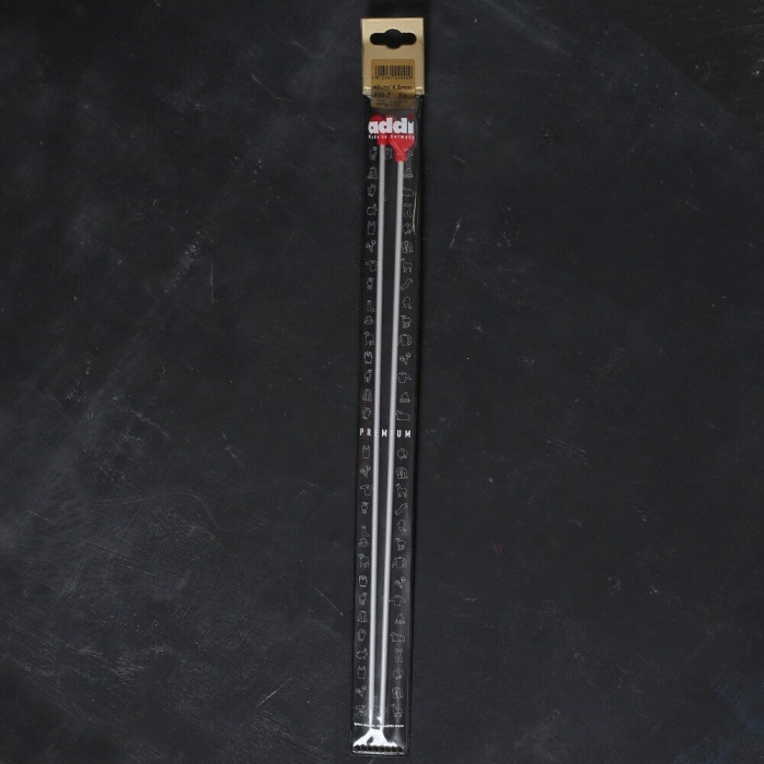 ® ADDI KALPLİ 4MM 40CM KLASİK ALÜMİNYUM ÖRGÜ ŞİŞİ -