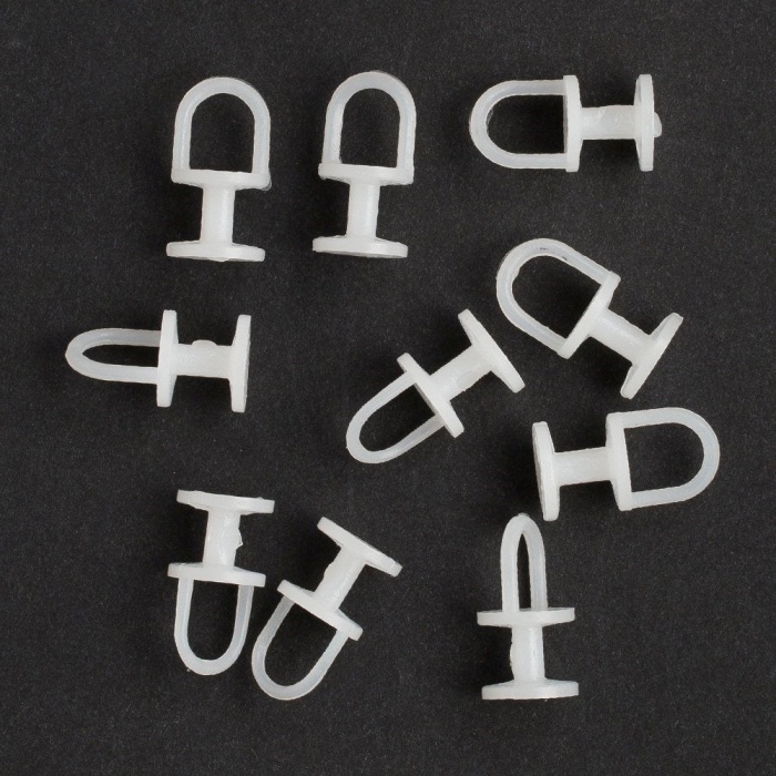 Biyomak® Loren Perde Düğmesi 10 adet Yuvarlak Tabanlı