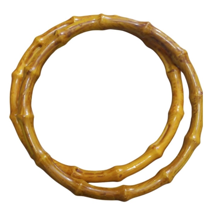 ® Çanta Sapı Akrilik Yuvarlak Hardal