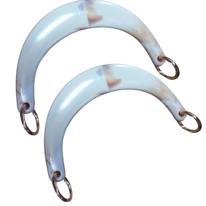 ® Çanta Sapı Ay Model Beyaz 17 cm