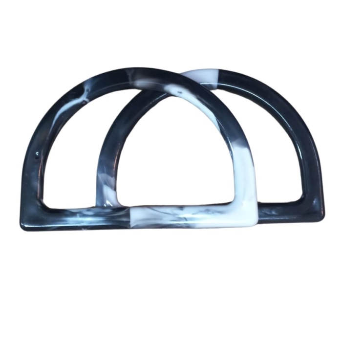 ® Çanta Sapı D Model Siyah-Beyaz 12,5 cm