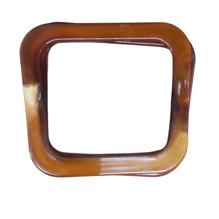 ® Çanta Sapı Kare Kahverengi 11 cm