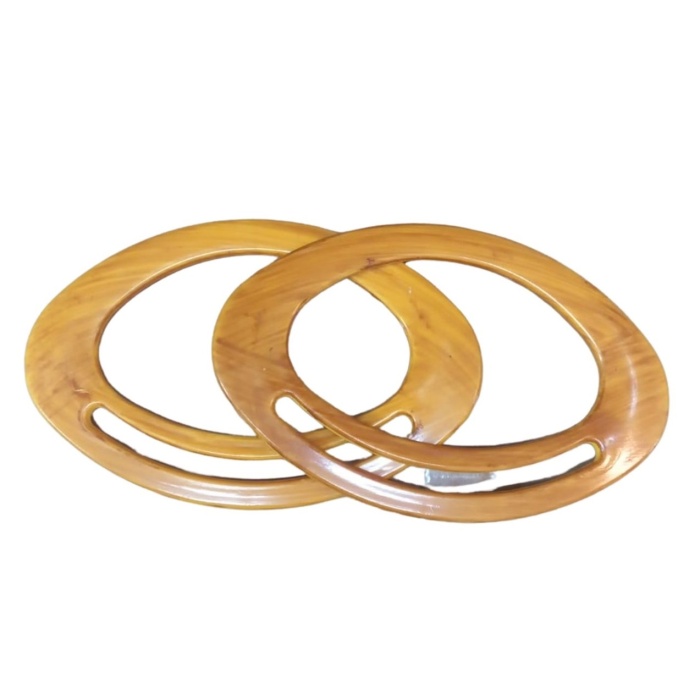 ® Çanta Sapı Oval Açık Kahverengi 18 cm