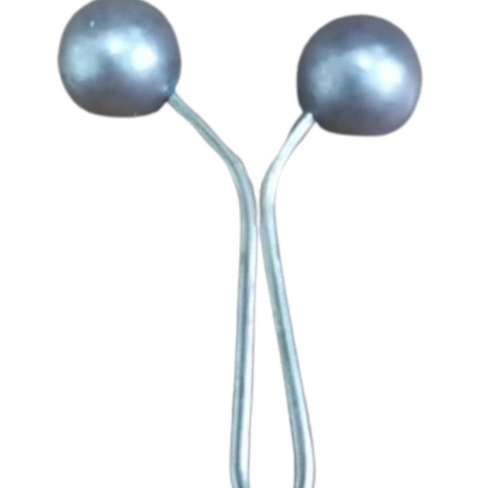 ® Eşarp Klipsi Top Model Düz Mint 1 Adet